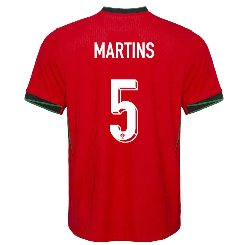 Danxen Kid Portugal Leandro Martins #5 Red Home Jersey 24-26 T-Shirt