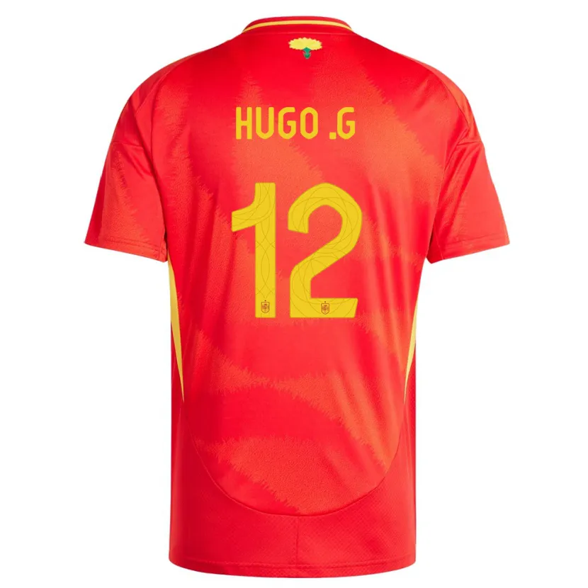 Danxen Kid Spain Hugo Guillamon #12 Red Home Jersey 24-26 T-Shirt