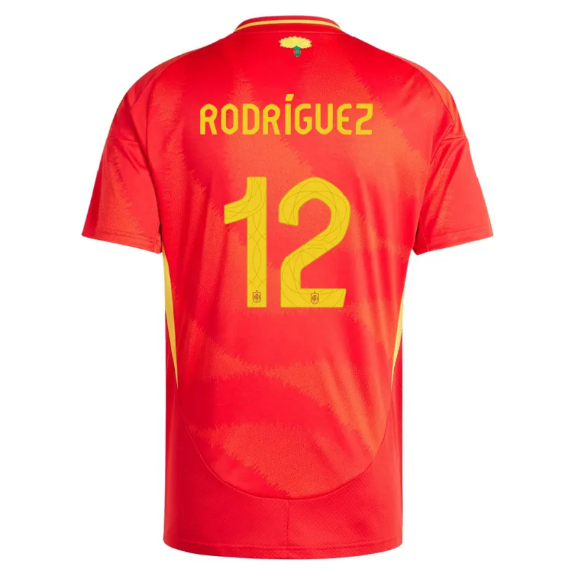 Danxen Kid Spain Lucia Rodriguez #12 Red Home Jersey 24-26 T-Shirt