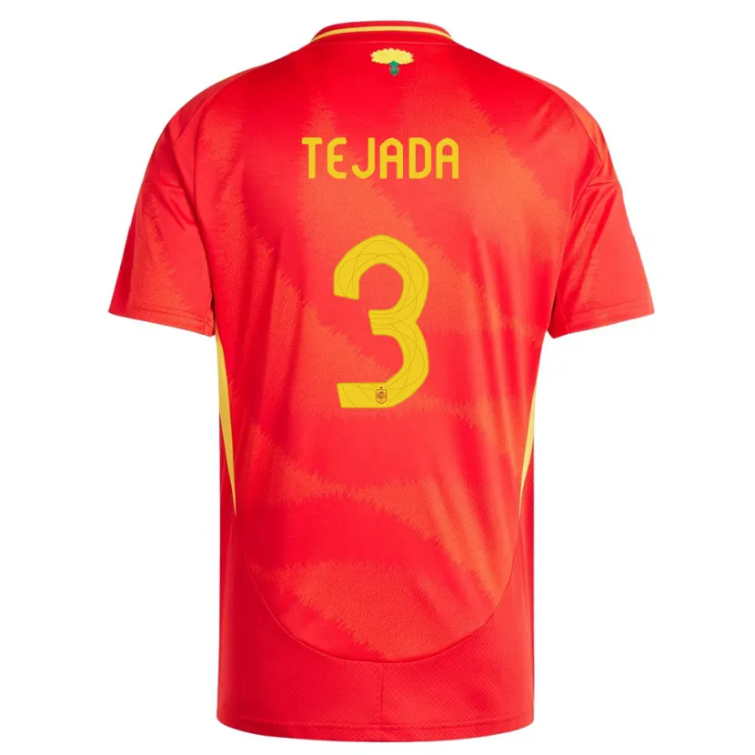 Danxen Kid Spain Ana Tejada #3 Red Home Jersey 24-26 T-Shirt