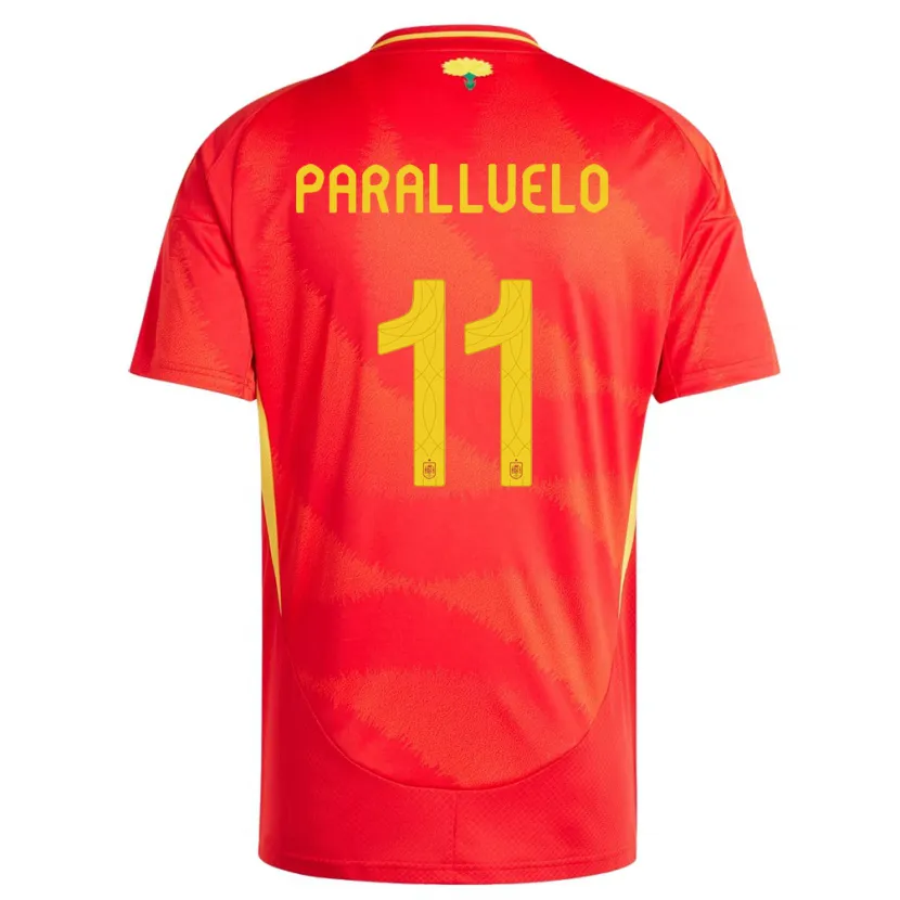 Danxen Kid Spain Salma Paralluelo #11 Red Home Jersey 24-26 T-Shirt