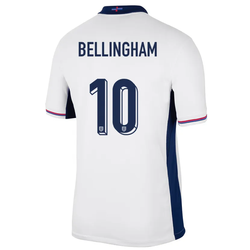 Danxen Kid England Jude Bellingham #10 White Home Jersey 24-26 T-Shirt