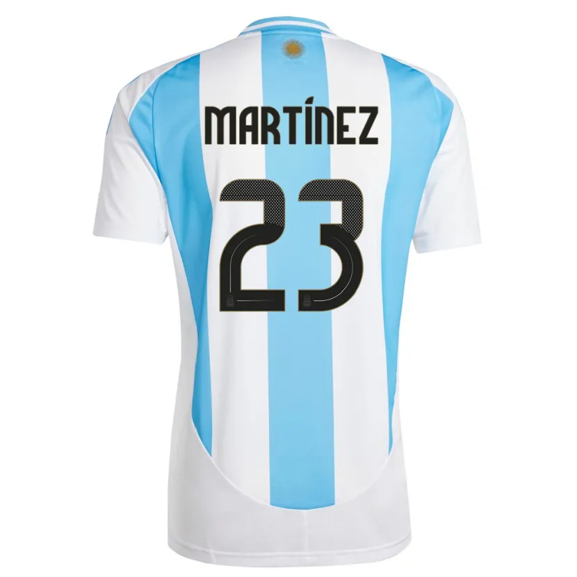 Danxen Kid Argentina Emiliano Martinez #23 White Blue Home Jersey 24-26 T-Shirt