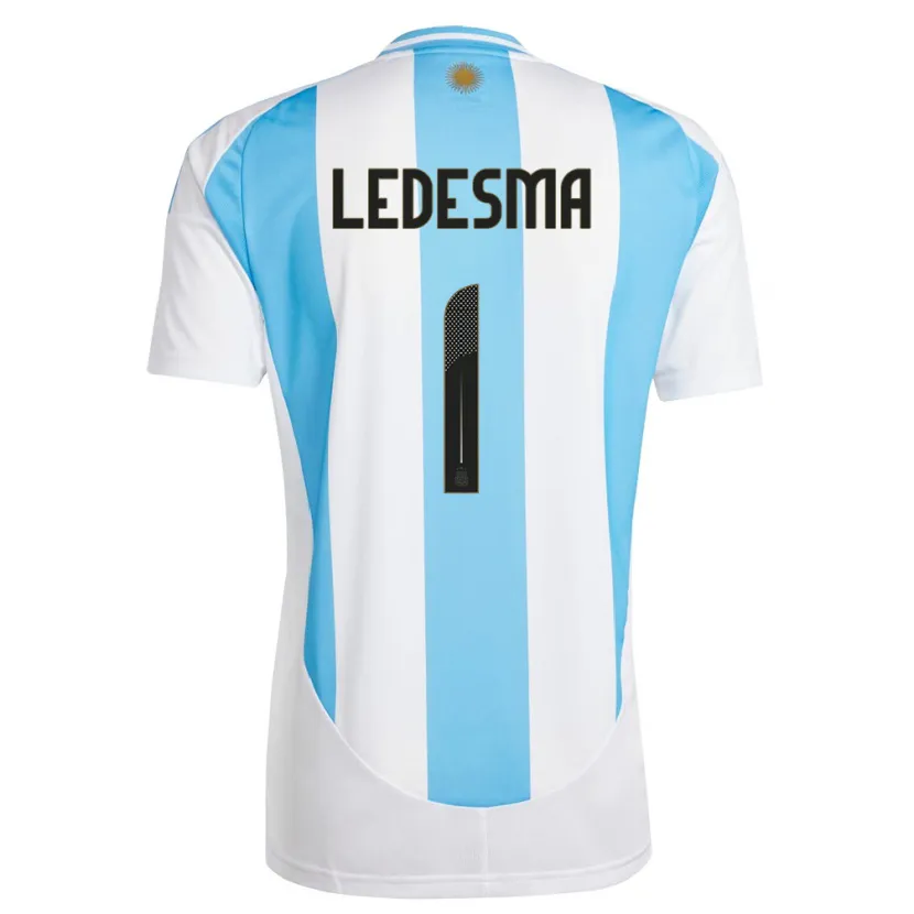 Danxen Kid Argentina Jeremias Ledesma #1 White Blue Home Jersey 24-26 T-Shirt