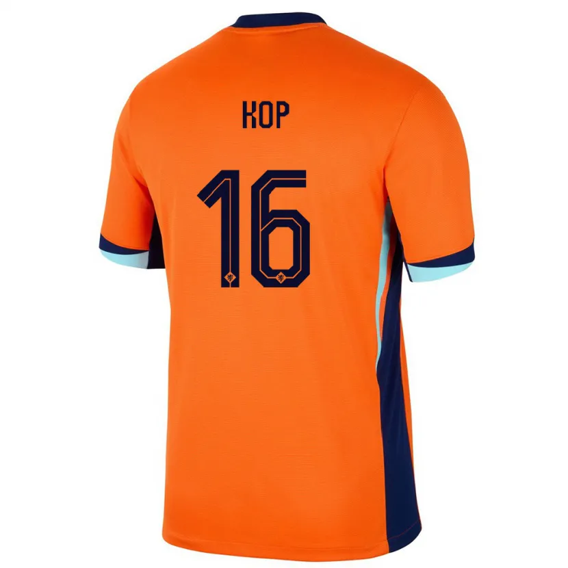 Danxen Kid Netherlands Lize Kop #16 Orange Home Jersey 24-26 T-Shirt