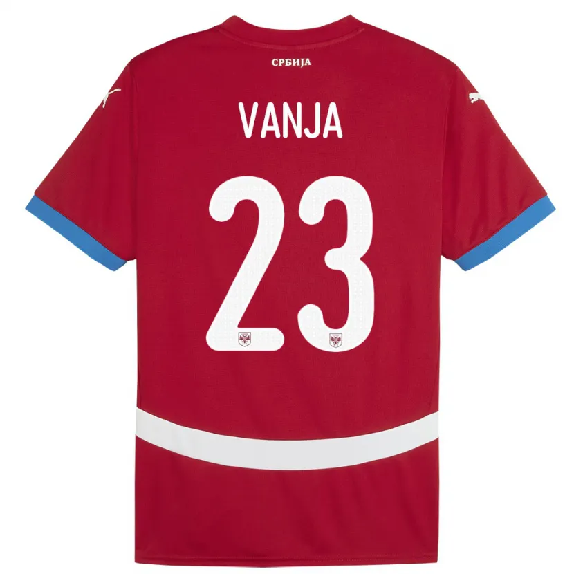 Danxen Kid Serbia Vanja Milinkovic-Savic #23 Red Home Jersey 24-26 T-Shirt