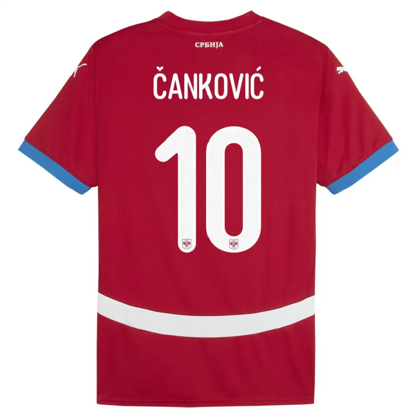 Danxen Kid Serbia Jelena Cankovic #10 Red Home Jersey 24-26 T-Shirt