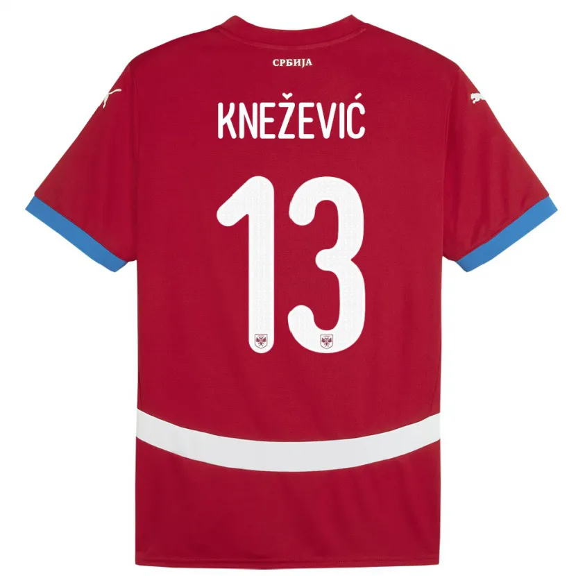 Danxen Kid Serbia Milana Knezevic #13 Red Home Jersey 24-26 T-Shirt