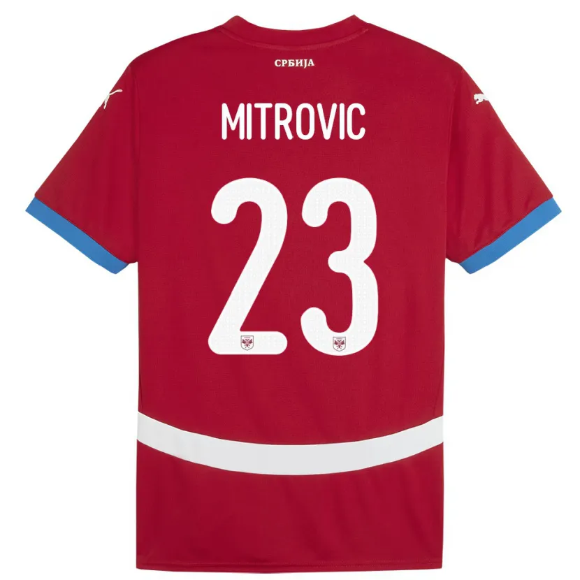 Danxen Kid Serbia Vuk Mitrovic #23 Red Home Jersey 24-26 T-Shirt