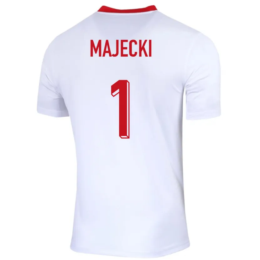 Danxen Kid Poland Radoslaw Majecki #1 White Home Jersey 24-26 T-Shirt