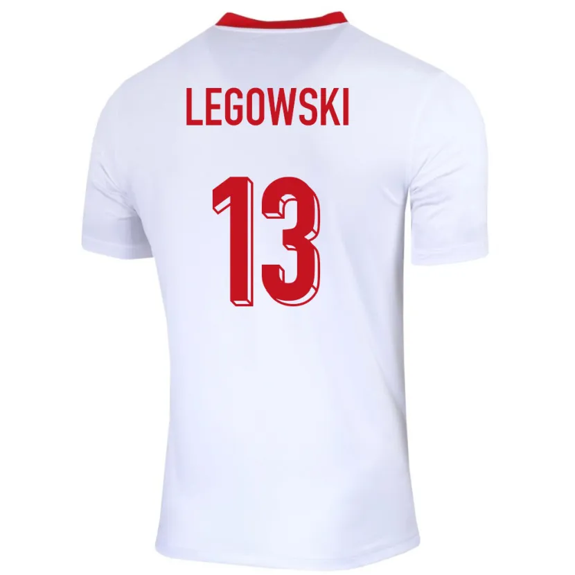 Danxen Kid Poland Mateusz Legowski #13 White Home Jersey 24-26 T-Shirt