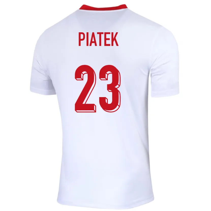 Danxen Kid Poland Krzysztof Piatek #23 White Home Jersey 24-26 T-Shirt