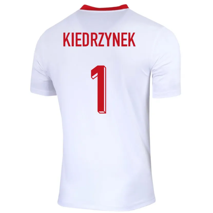 Danxen Kid Poland Katarzyna Kiedrzynek #1 White Home Jersey 24-26 T-Shirt