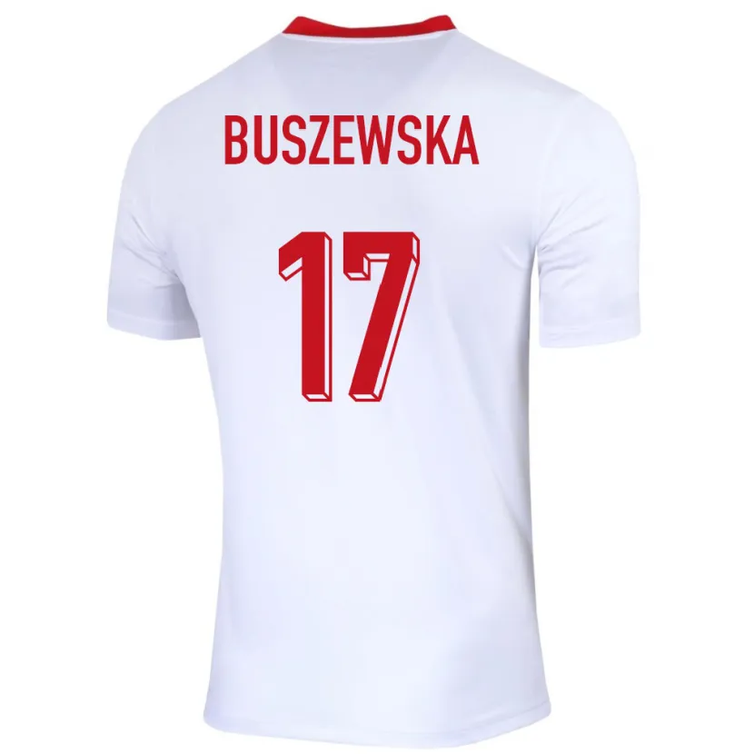 Danxen Kid Poland Zofia Buszewska #17 White Home Jersey 24-26 T-Shirt