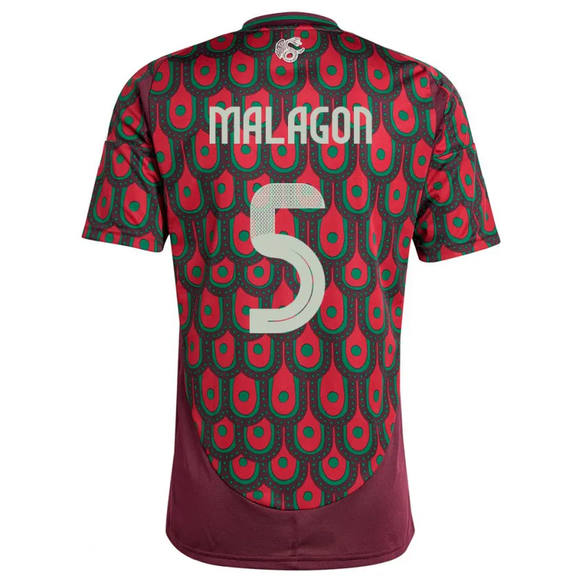 Danxen Kid Mexico Luis Malagon #5 Maroon Home Jersey 24-26 T-Shirt