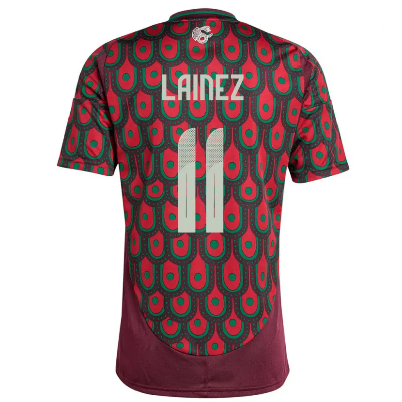 Danxen Kid Mexico Diego Lainez #11 Maroon Home Jersey 24-26 T-Shirt