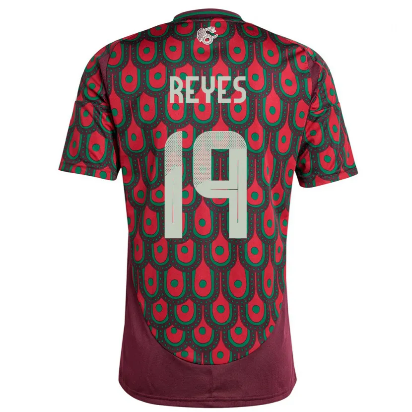 Danxen Kid Mexico Israel Reyes #19 Maroon Home Jersey 24-26 T-Shirt