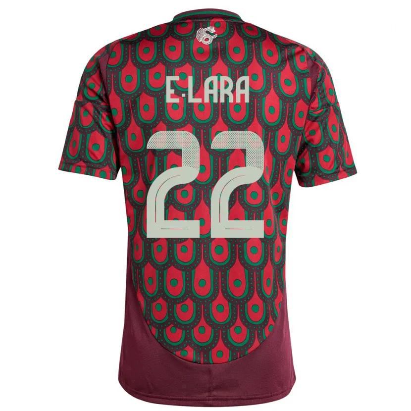 Danxen Kid Mexico Emilio Lara #22 Maroon Home Jersey 24-26 T-Shirt