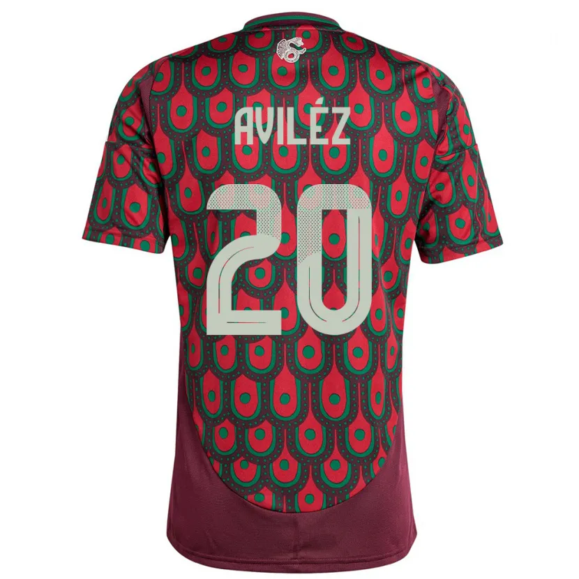 Danxen Kid Mexico Aylin Avilez #20 Maroon Home Jersey 24-26 T-Shirt