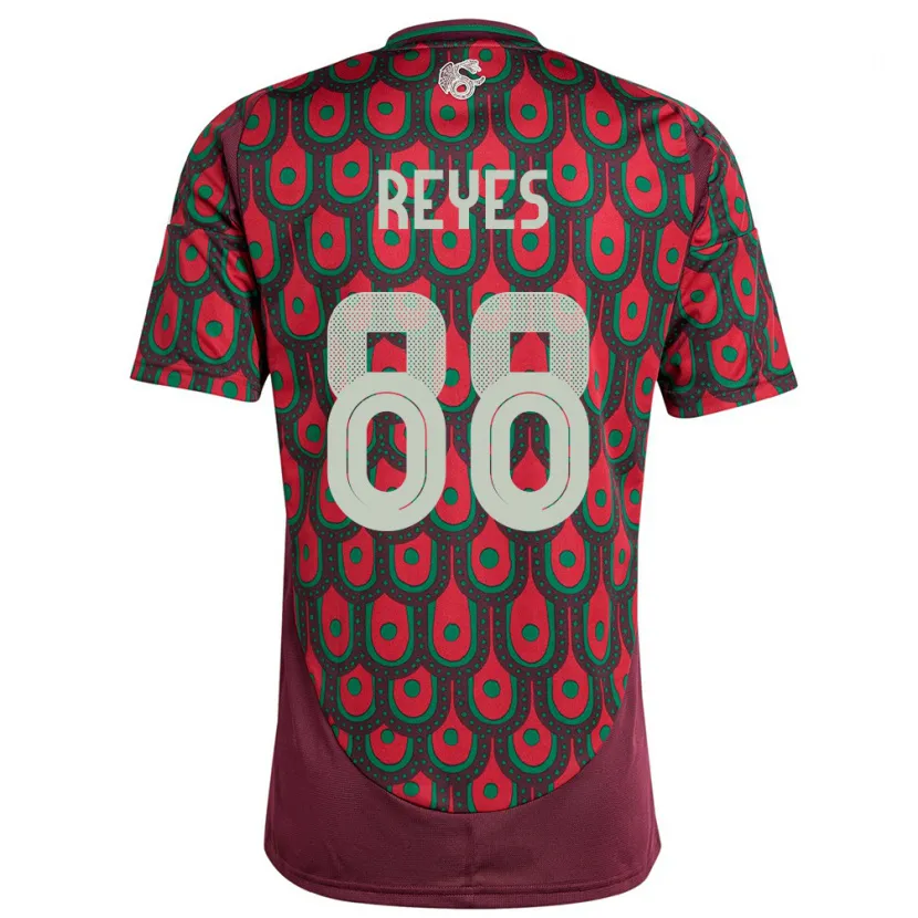 Danxen Kid Mexico Maricarmen Reyes #88 Maroon Home Jersey 24-26 T-Shirt