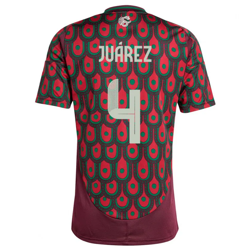 Danxen Kid Mexico Ramon Juarez #4 Maroon Home Jersey 24-26 T-Shirt