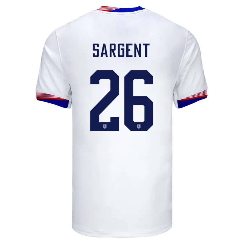 Danxen Kid United States Josh Sargent #26 White Home Jersey 24-26 T-Shirt