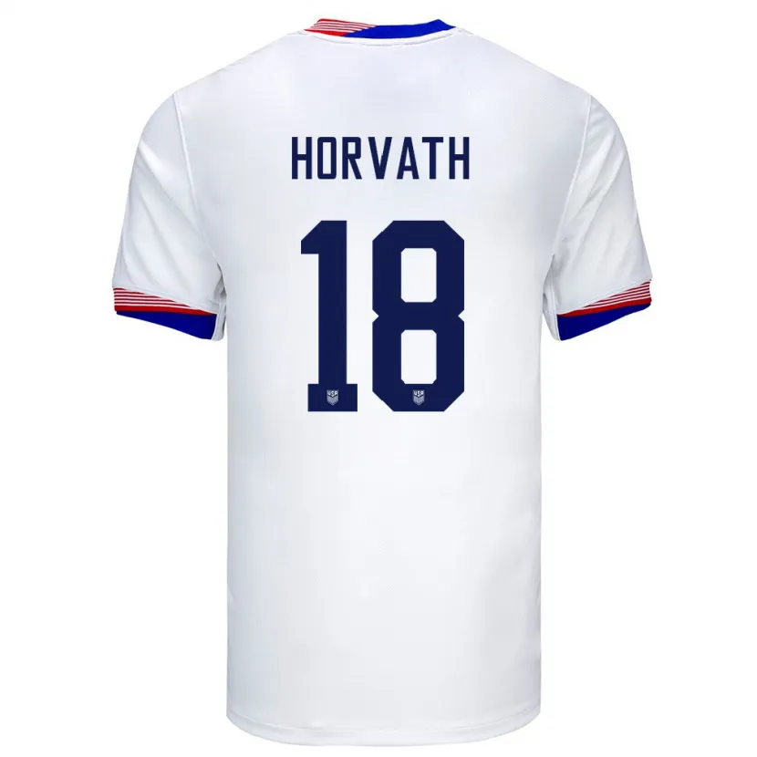 Danxen Kid United States Ethan Horvath #18 White Home Jersey 24-26 T-Shirt