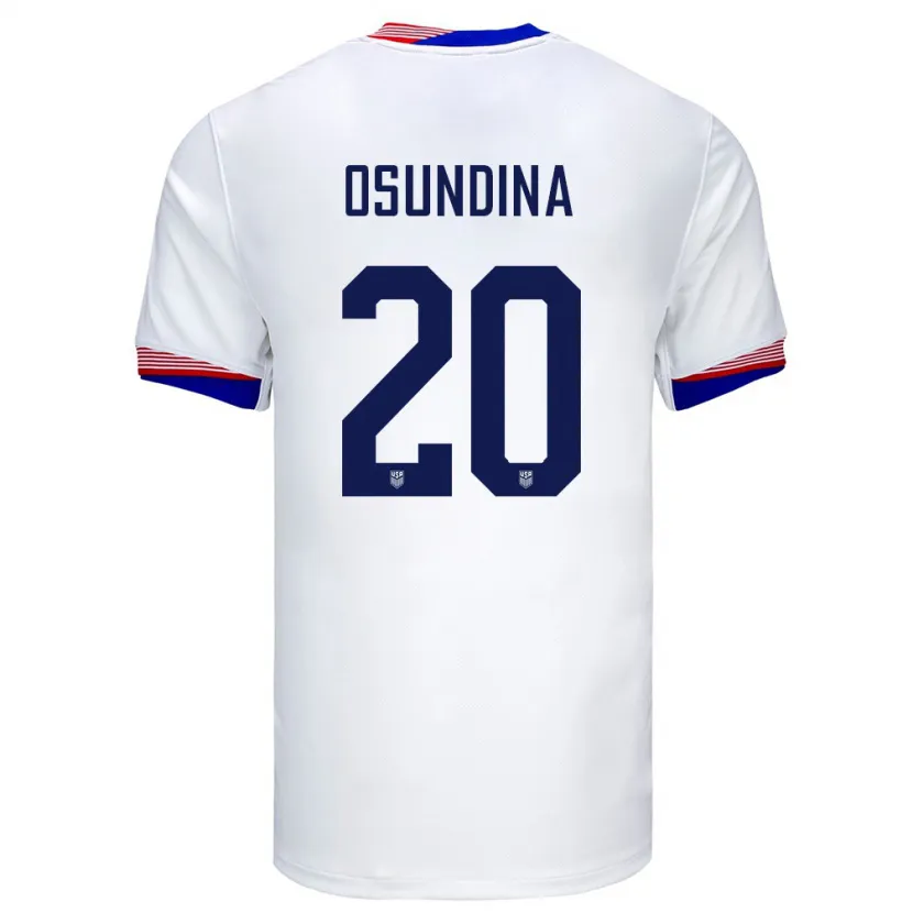 Danxen Kid United States Korede Osundina #20 White Home Jersey 24-26 T-Shirt