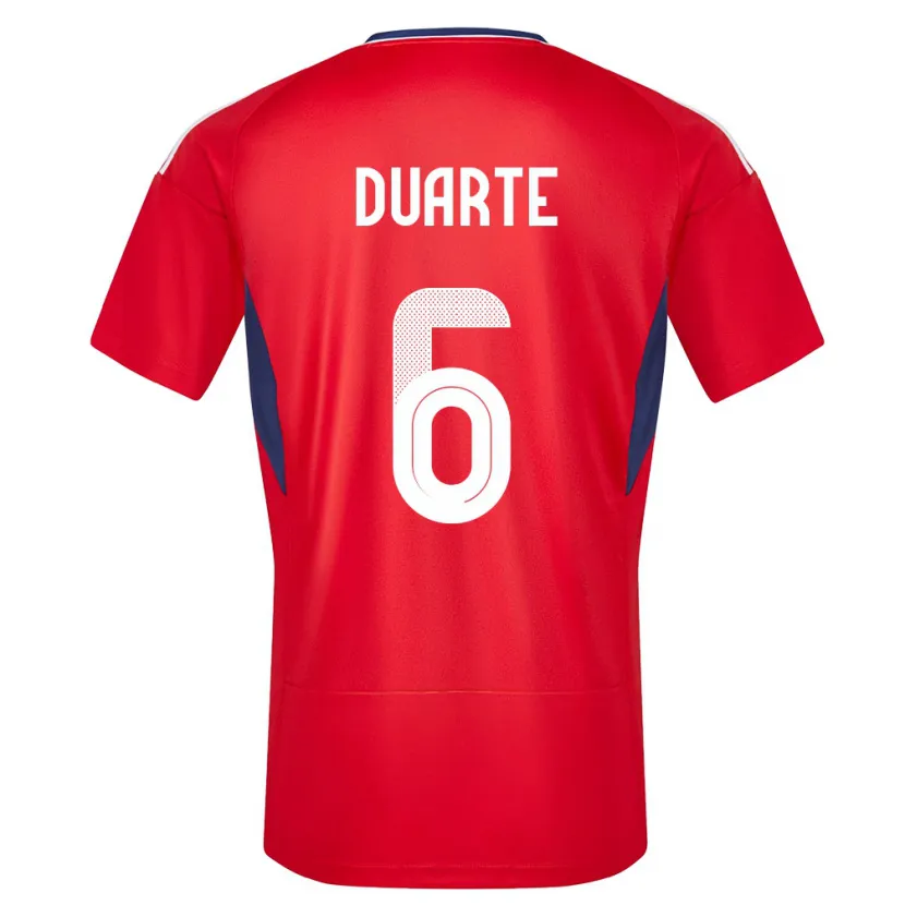 Danxen Kid Costa Rica Oscar Duarte #6 Red Home Jersey 24-26 T-Shirt