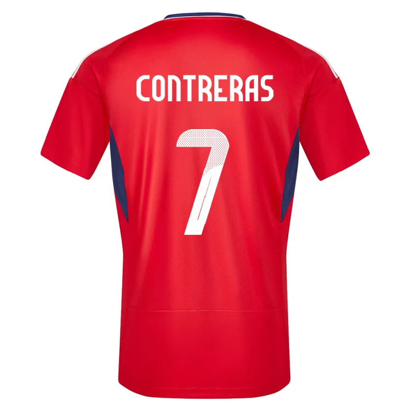 Danxen Kid Costa Rica Anthony Contreras #7 Red Home Jersey 24-26 T-Shirt