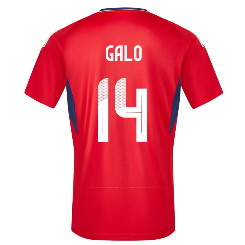 Danxen Kid Costa Rica Orlando Galo #14 Red Home Jersey 24-26 T-Shirt