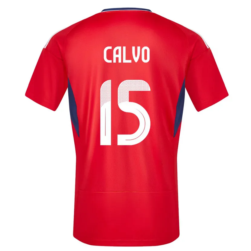 Danxen Kid Costa Rica Francisco Calvo #15 Red Home Jersey 24-26 T-Shirt