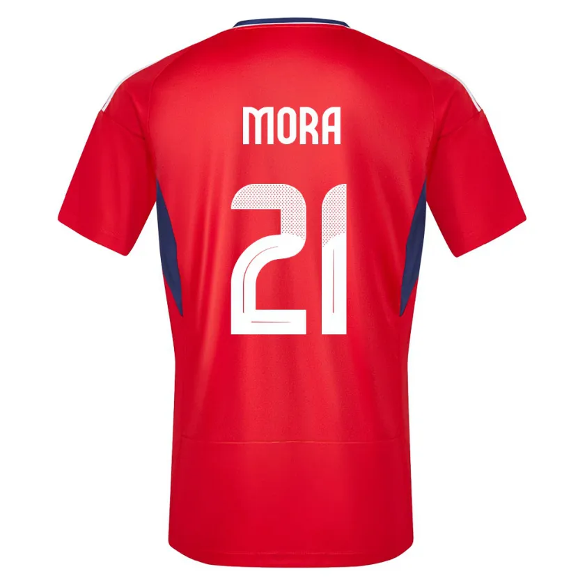 Danxen Kid Costa Rica Carlos Mora #21 Red Home Jersey 24-26 T-Shirt