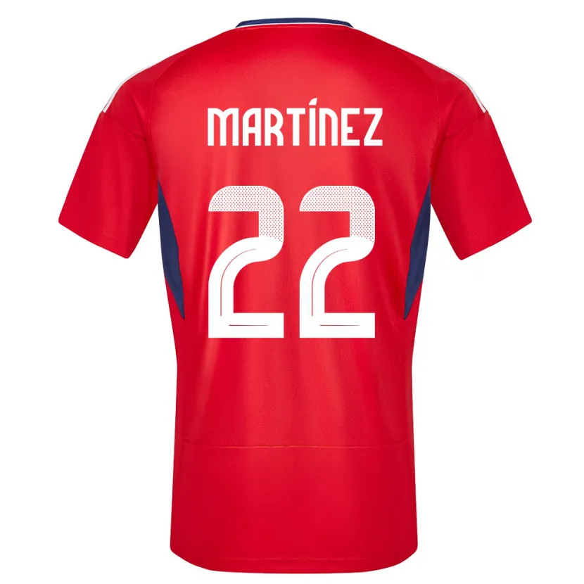 Danxen Kid Costa Rica Carlos Martinez #22 Red Home Jersey 24-26 T-Shirt