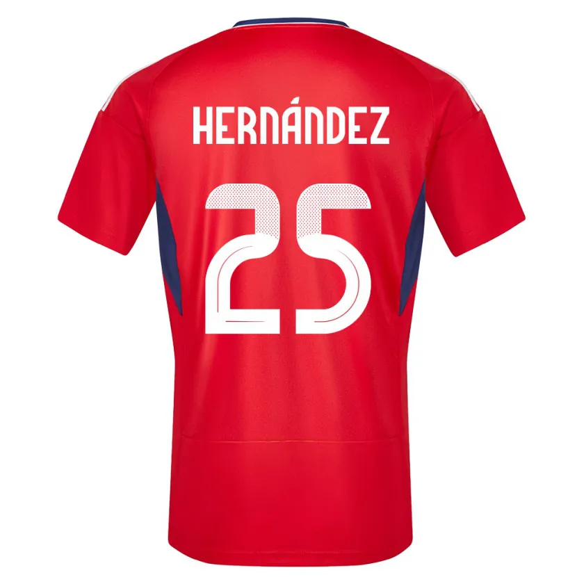 Danxen Kid Costa Rica Anthony Hernandez #25 Red Home Jersey 24-26 T-Shirt