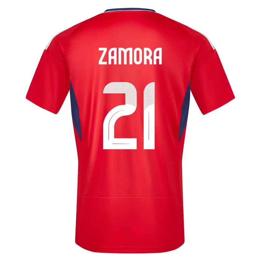 Danxen Kid Costa Rica Alvaro Zamora #21 Red Home Jersey 24-26 T-Shirt