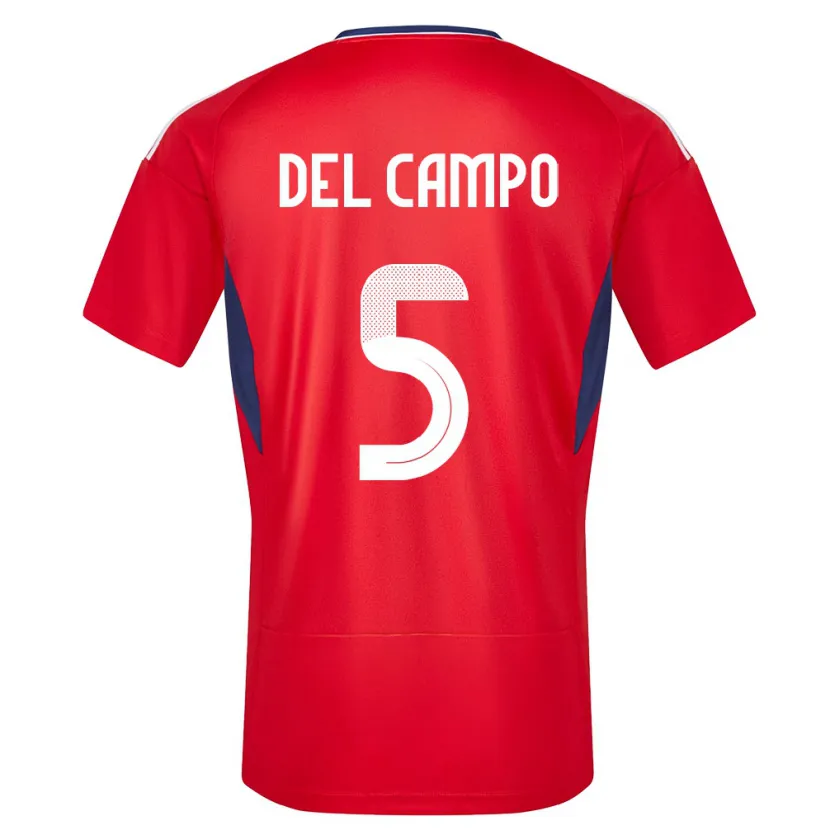 Danxen Kid Costa Rica Valeria Del Campo #5 Red Home Jersey 24-26 T-Shirt