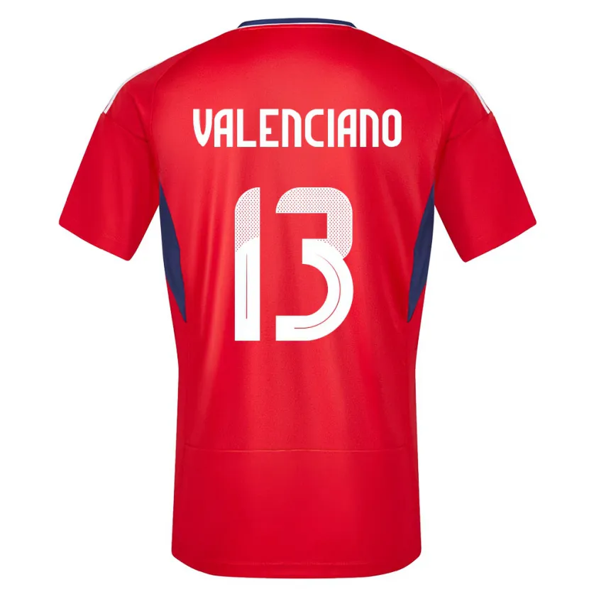 Danxen Kid Costa Rica Emilie Valenciano #13 Red Home Jersey 24-26 T-Shirt