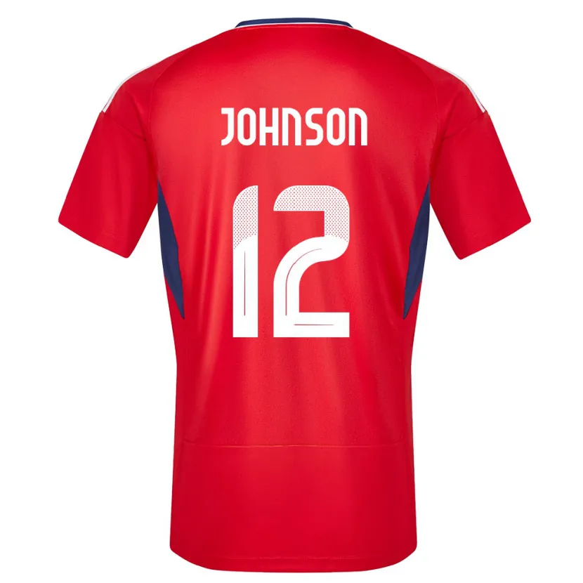 Danxen Kid Costa Rica Shawn Johnson #12 Red Home Jersey 24-26 T-Shirt