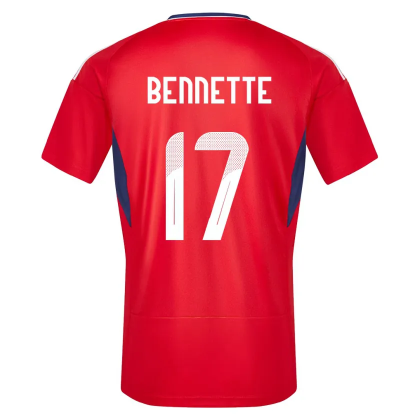 Danxen Kid Costa Rica Jewison Bennette #17 Red Home Jersey 24-26 T-Shirt