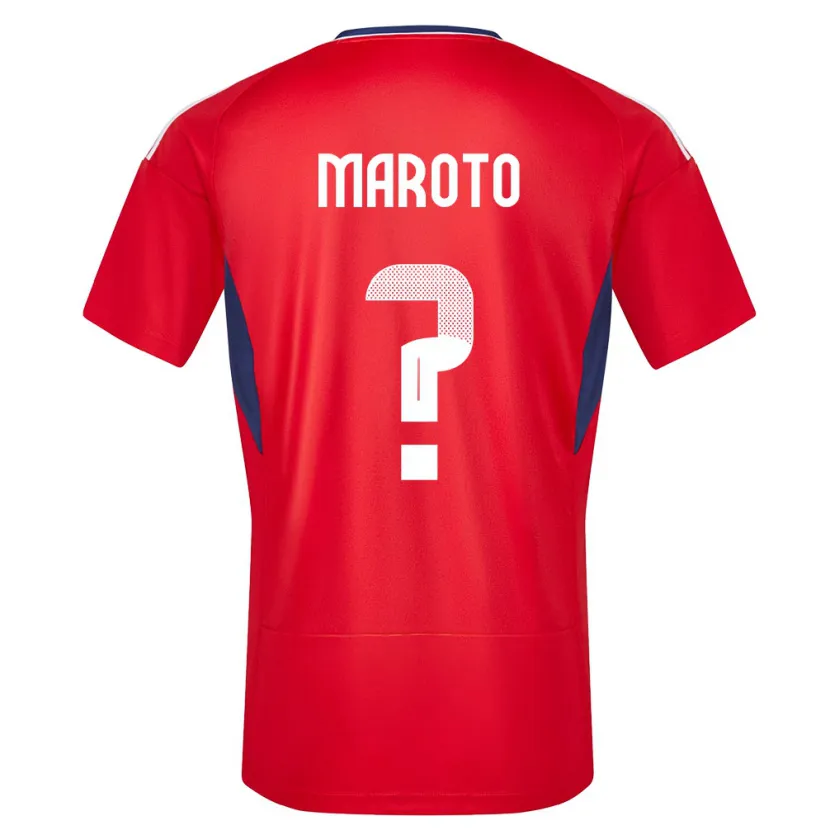 Danxen Kid Costa Rica Victor Maroto #0 Red Home Jersey 24-26 T-Shirt