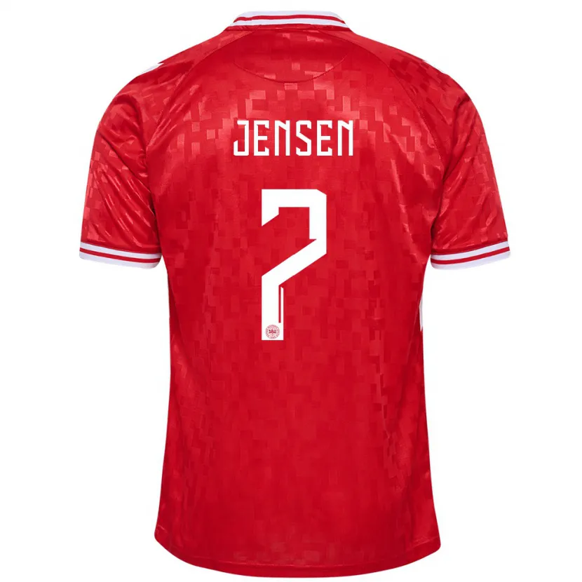 Danxen Kid Denmark Mathias Jensen #7 Red Home Jersey 24-26 T-Shirt