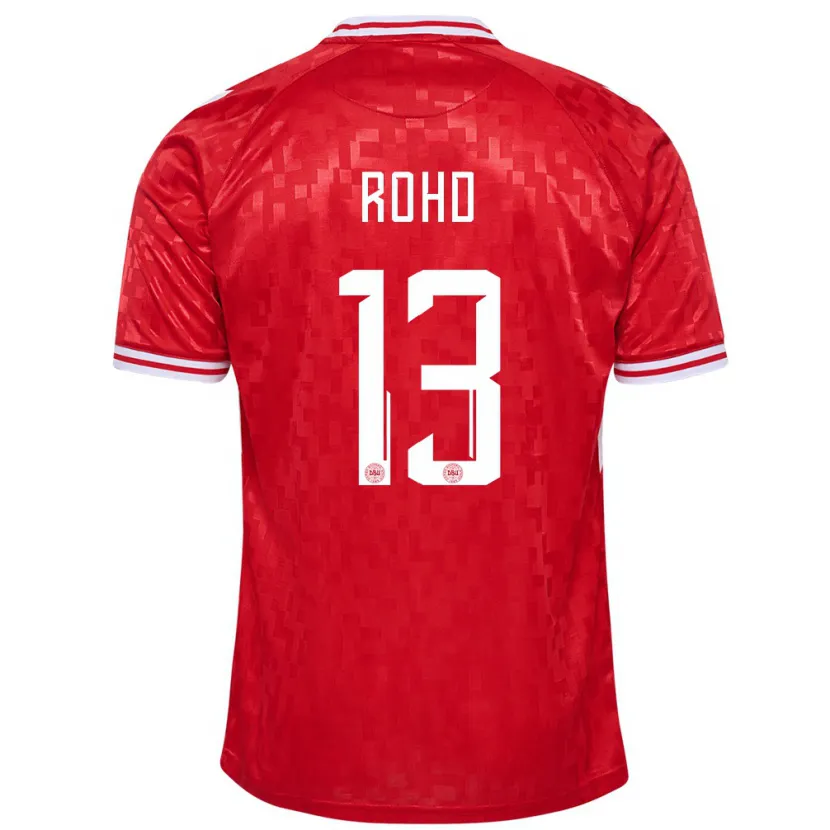 Danxen Kid Denmark Emil Rohd #13 Red Home Jersey 24-26 T-Shirt