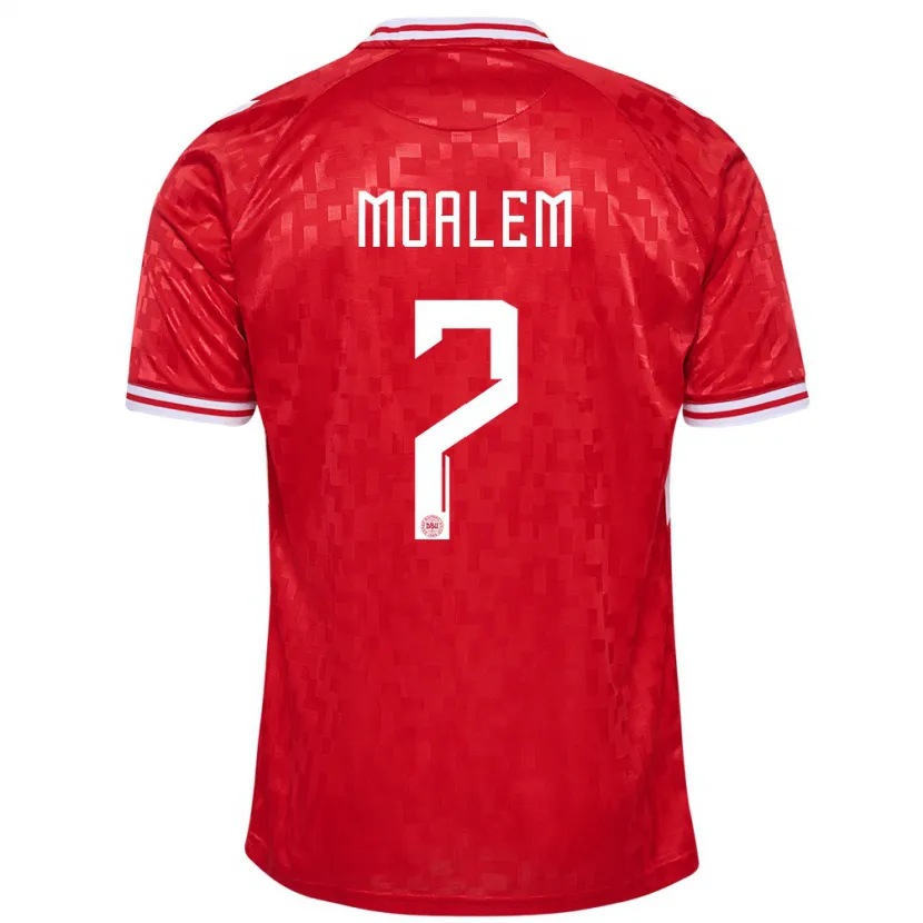 Danxen Kid Denmark Jonathan Moalem #7 Red Home Jersey 24-26 T-Shirt