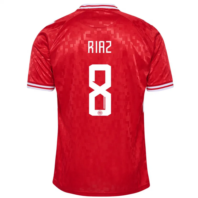 Danxen Kid Denmark Danial Riaz #8 Red Home Jersey 24-26 T-Shirt