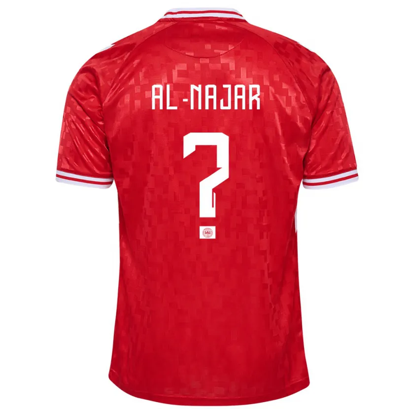 Danxen Kid Denmark Ali Al-Najar #0 Red Home Jersey 24-26 T-Shirt