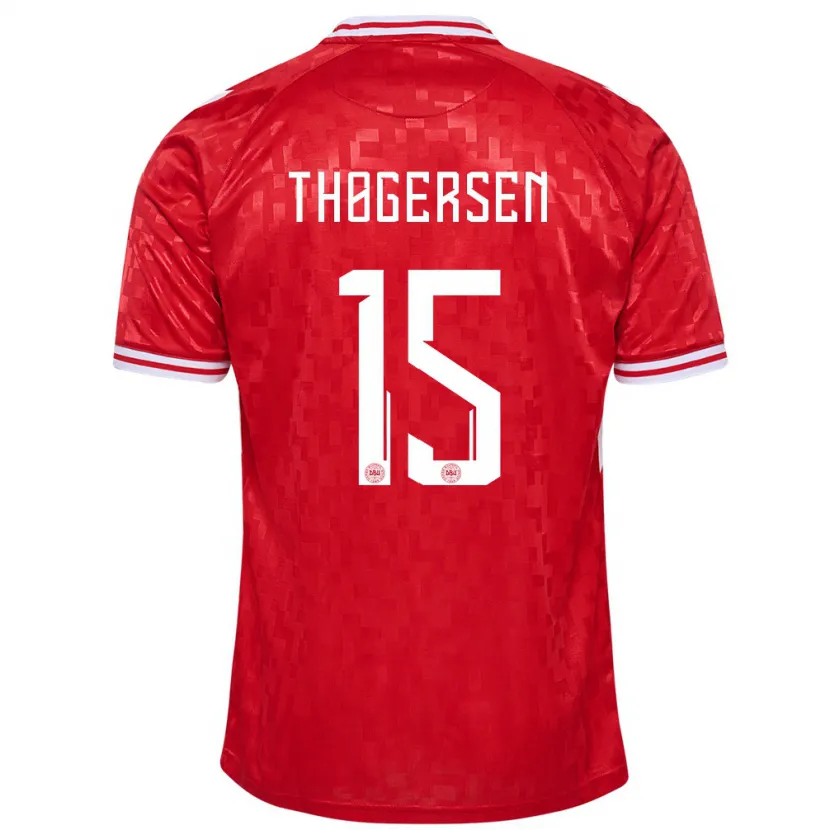 Danxen Kid Denmark Frederikke Thøgersen #15 Red Home Jersey 24-26 T-Shirt