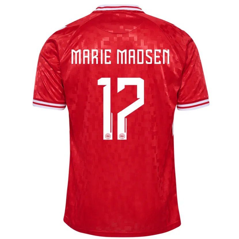 Danxen Kid Denmark Rikke Marie Madsen #17 Red Home Jersey 24-26 T-Shirt