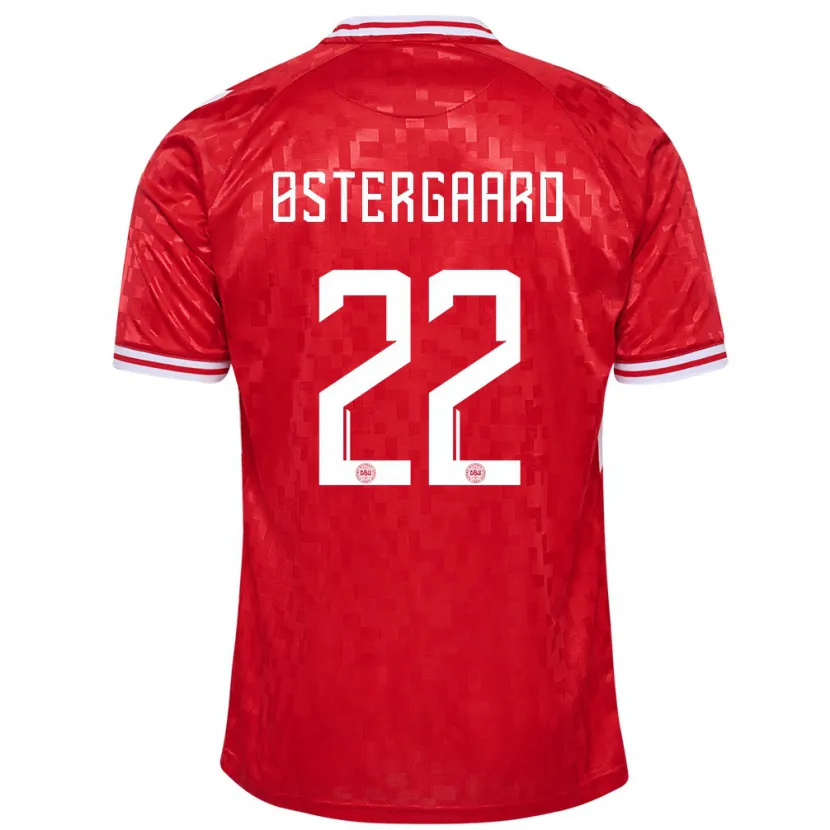 Danxen Kid Denmark Maja Bay Østergaard #22 Red Home Jersey 24-26 T-Shirt