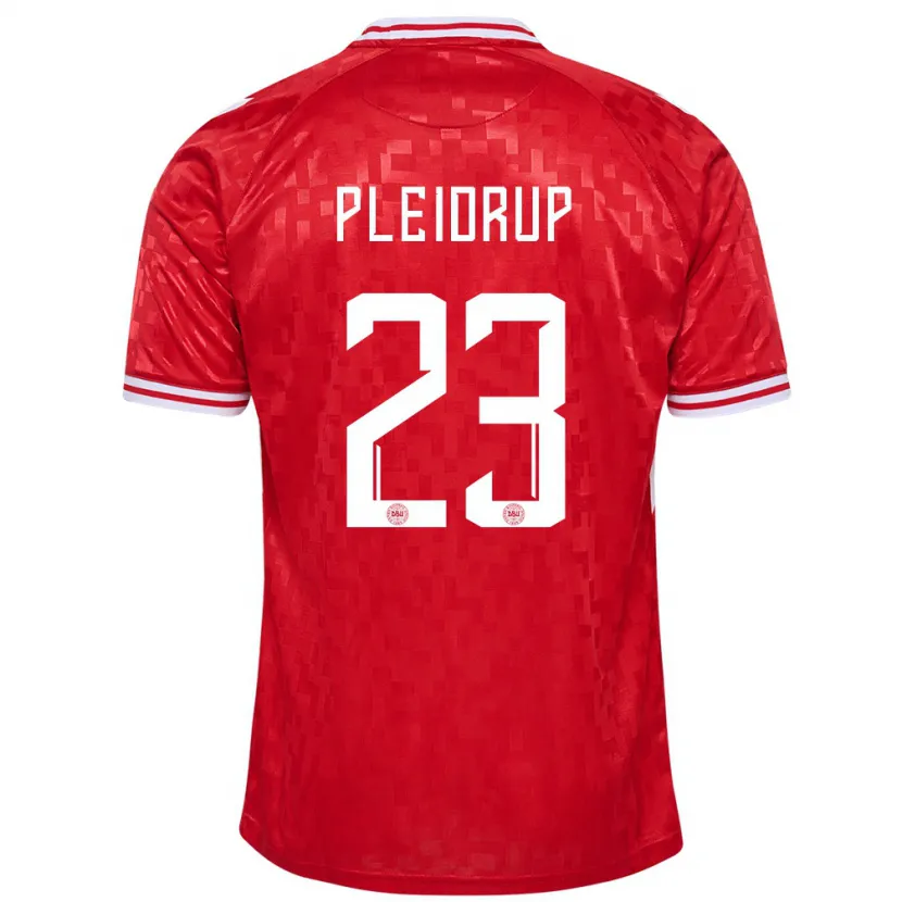 Danxen Kid Denmark Caroline Pleidrup #23 Red Home Jersey 24-26 T-Shirt